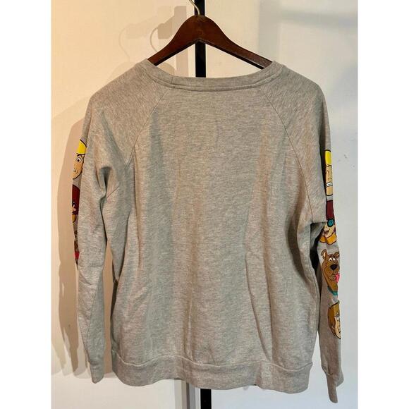 Scooby-Doo Crewneck Sweatshirt, Gray, XL - Picture 2 of 3
